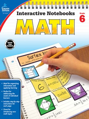 cover image of Math, Grade 6